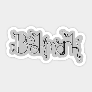 Bookmark design 1 part2 Sticker